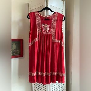 Embroidered Floral Dress